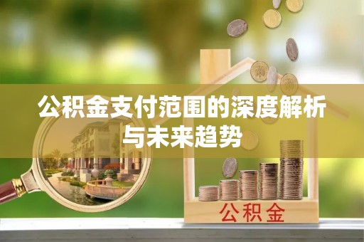 黄浦公积金支付范围的深度解析与未来趋势